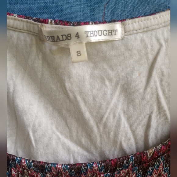Threads For Thought Juniors Size Small Colorful Dress E2 - Picture 2 of 4